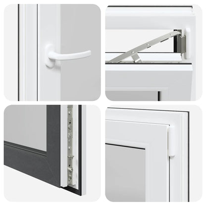 Kellerfenster RISOR 60x90 cm Dreh Kipp DIN Rechts Anthrazit