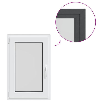 Kellerfenster RISOR 60x90 cm Dreh Kipp DIN Links Anthrazit