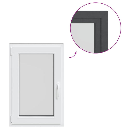 Kellerfenster RISOR 60x90 cm Dreh Kipp DIN Links Anthrazit