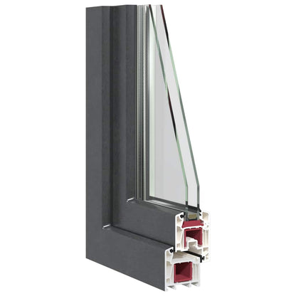 Kellerfenster "RISOR" 60x100 cm Drehkipp DIN Rechts Anthrazit