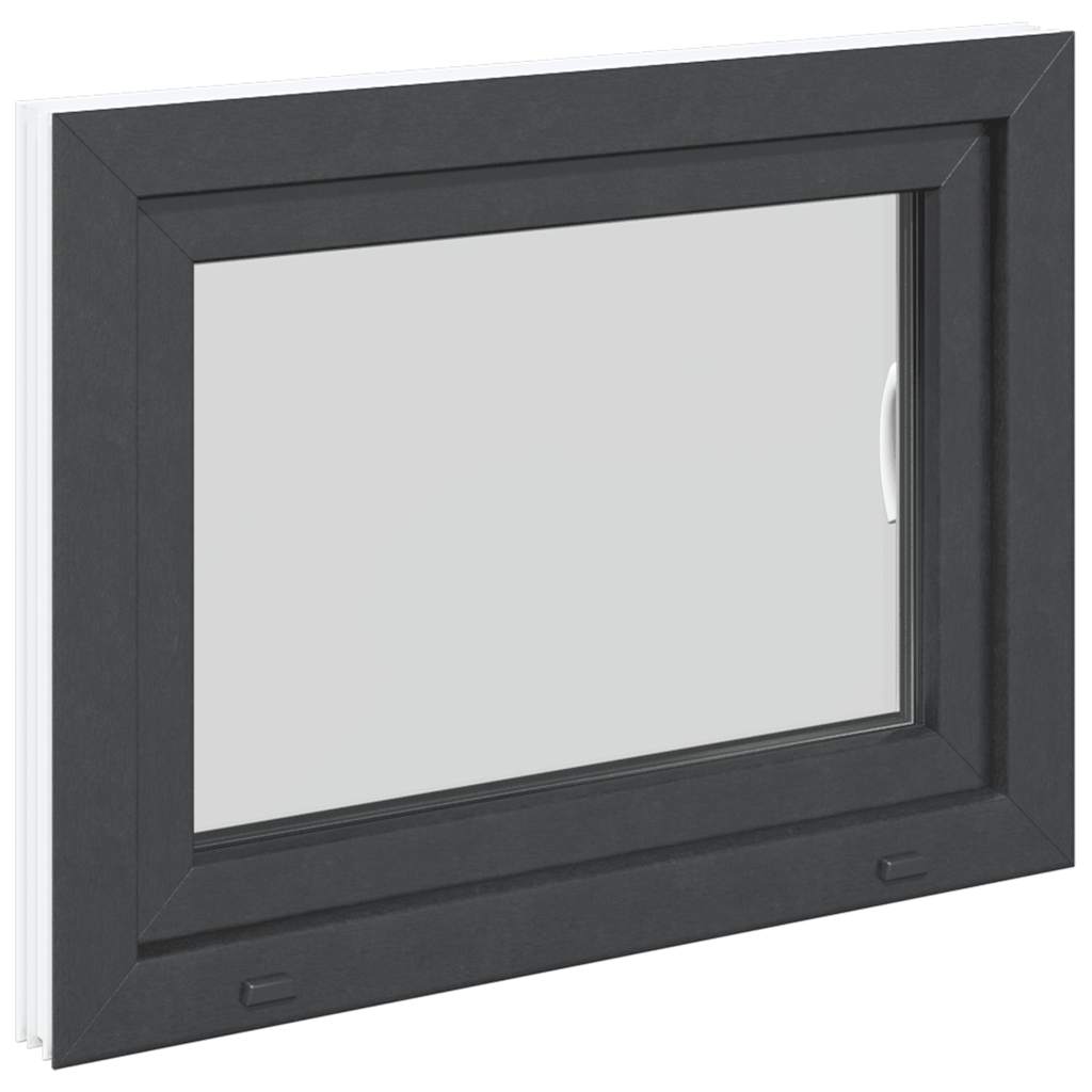 Kellerfenster "RISOR" 80x60 cm Drehkipp DIN Rechts Anthrazit
