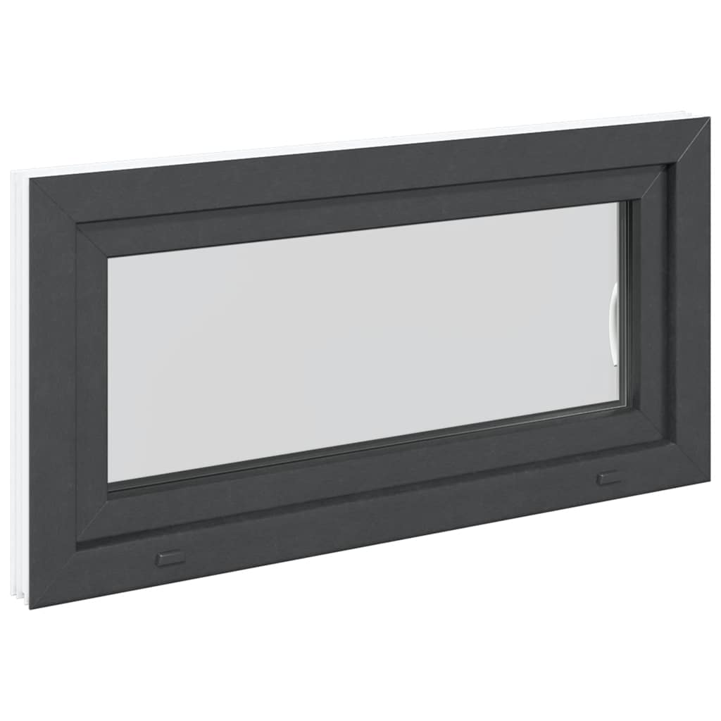 Kellerfenster "RISOR" 100x50 cm Drehkipp DIN Rechts Anthrazit