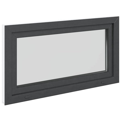 Kellerfenster "RISOR" 110x50 cm Drehkipp DIN Links Anthrazit