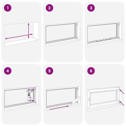 Kellerfenster "RISOR" 110x70 cm Drehkipp DIN Links Anthrazit