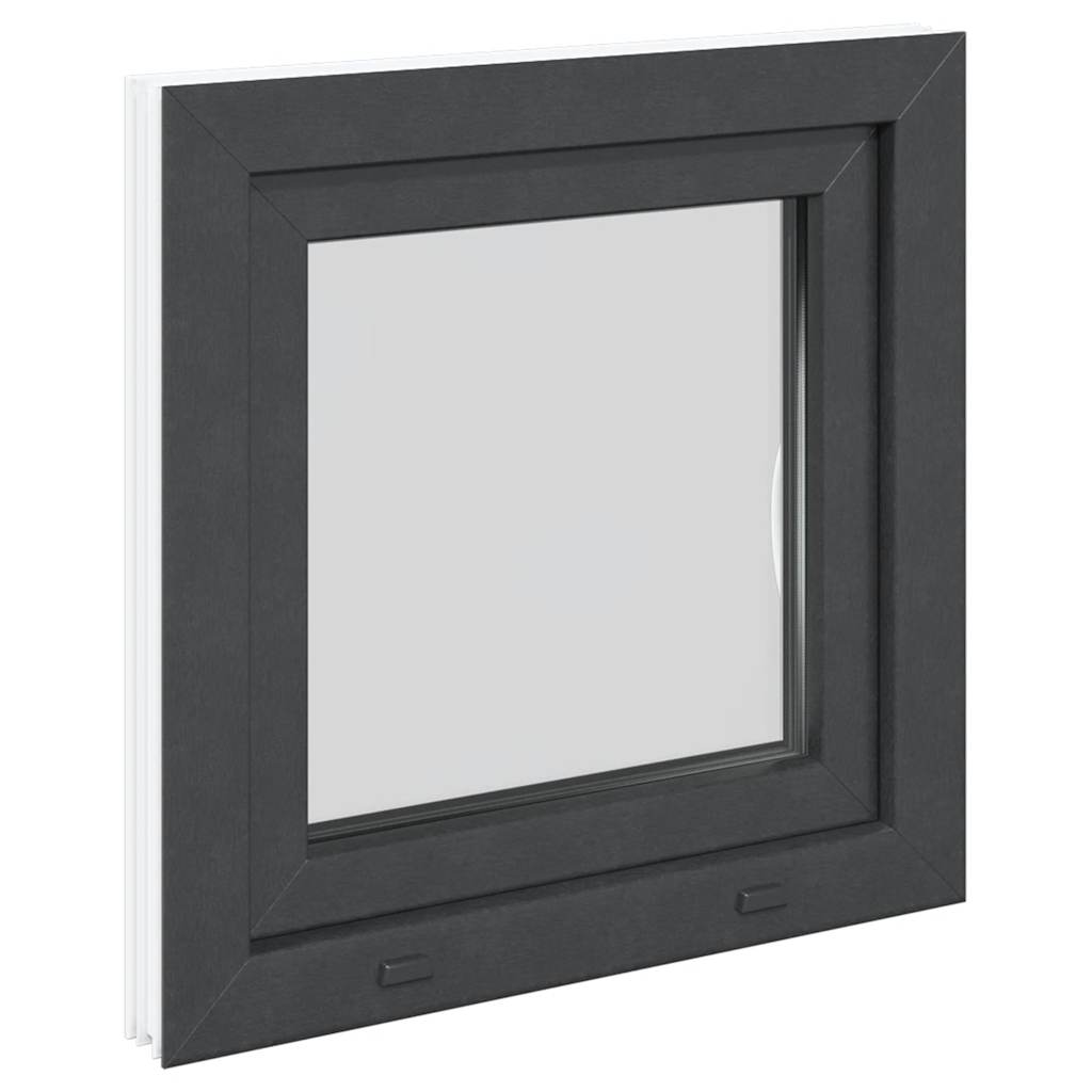 Kellerfenster "RISOR" 50x50 cm Drehkipp DIN Rechts Anthrazit