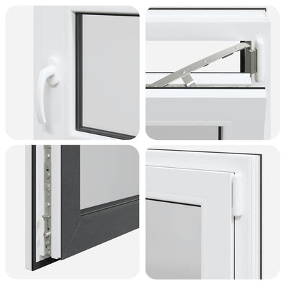 Kellerfenster "RISOR" 50x50 cm Drehkipp DIN Rechts Anthrazit