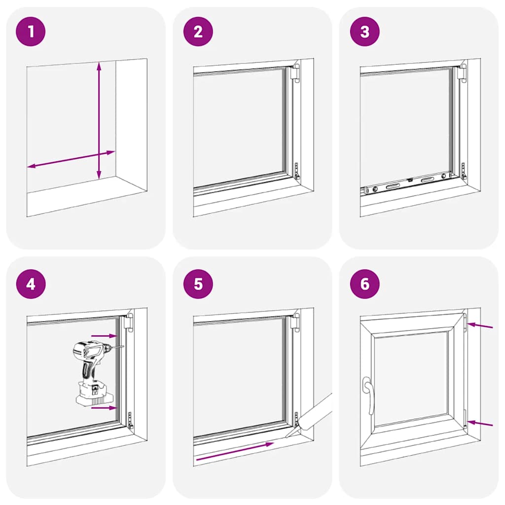 Kellerfenster "RISOR" 50x50 cm Drehkipp DIN Rechts Anthrazit