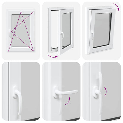 Kellerfenster RISOR 60x90 cm Dreh Kipp DIN Rechts Anthrazit