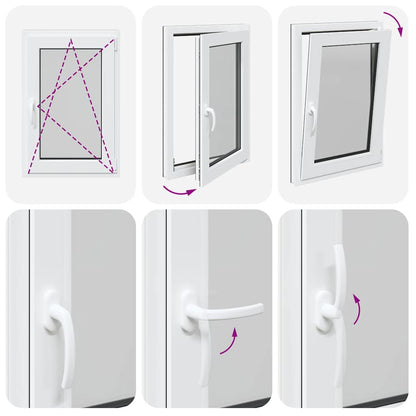 Kellerfenster RISOR 60x90 cm Dreh Kipp DIN Links Anthrazit