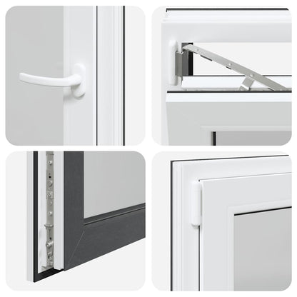 Kellerfenster "RISOR" 60x100 cm Drehkipp DIN Links Anthrazit
