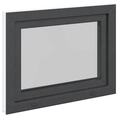 Kellerfenster "RISOR" 80x60 cm Drehkipp DIN Links Anthrazit
