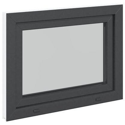Kellerfenster "RISOR" 90x70 cm Drehkipp DIN Links Anthrazit