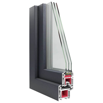 Kellerfenster "RISOR" 100x70 cm Drehkipp DIN Rechts Anthrazit
