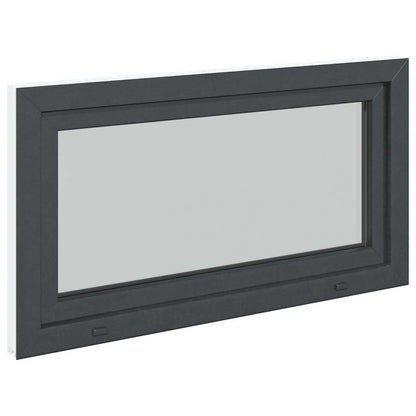 Kellerfenster "RISOR" 110x50 cm Drehkipp DIN Links Anthrazit