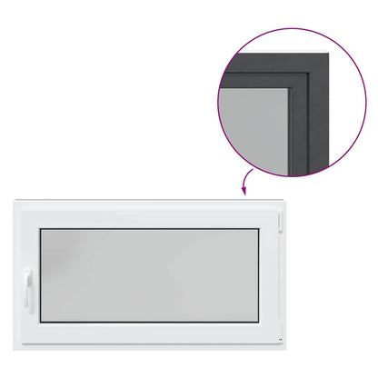 Kellerfenster "RISOR" 110x70 cm Drehkipp DIN Rechts Anthrazit