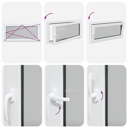 Kellerfenster RISOR 120x60 cm Dreh Kipp DIN Rechts Anthrazit