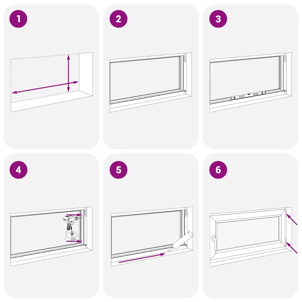Kellerfenster RISOR 120x60 cm Dreh Kipp DIN Rechts Anthrazit