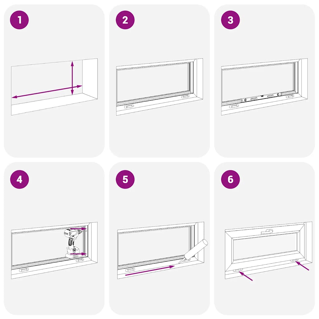 Kellerfenster RISOR 60x40 cm Kipp 3-fach Verglasung Anthrazit