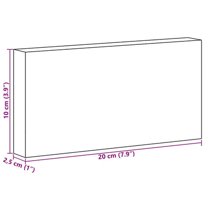 Salzsteine 20 pcs Rosa 20 x 2.5 x 10 cm Steine