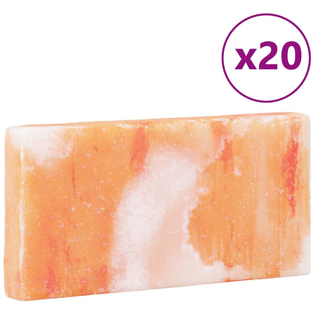 Salzsteine 20 pcs Rosa 20 x 2.5 x 10 cm Steine