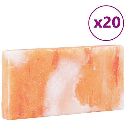 Salzsteine 20 pcs Rosa 20 x 2.5 x 10 cm Steine