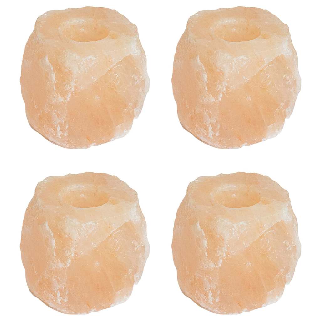 Teelichthalter 4 pcs Rosa Stein