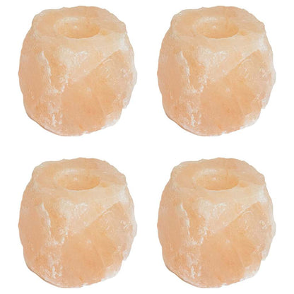Teelichthalter 4 pcs Rosa Stein