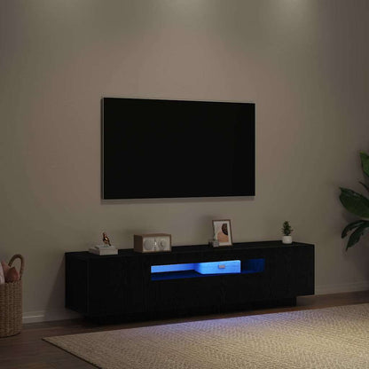 TV-Schränk Schwarz 160 x 35 x 40 cm Holzwerkstoff