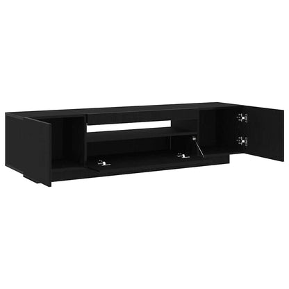 TV-Schränk Schwarz 160 x 35 x 40 cm Holzwerkstoff