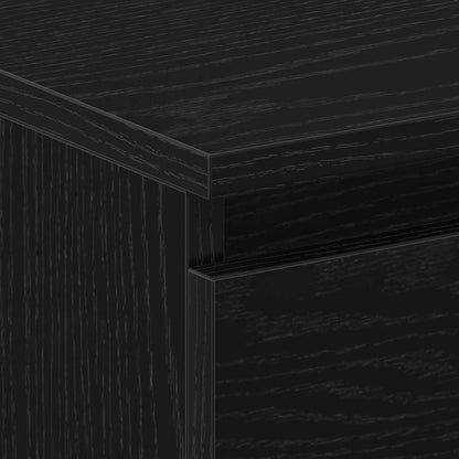 Nachttisch 2 pcs Schwarze Eiche 30 x 30 x 40 cm Holzwerkstoff