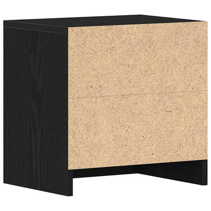 Nachttische 2Stk. Schwarz Eichen-Optik 40x30x40cm Holzwerkstoff