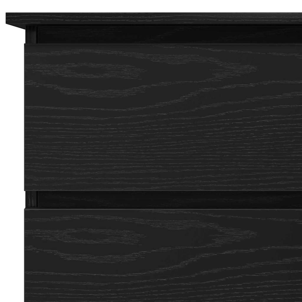 Eckschreibtisch Schwarze Eiche 145 x 100 x 76 cm Holzwerkstoff
