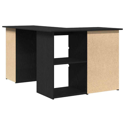 Eckschreibtisch Schwarze Eiche 145 x 100 x 76 cm Holzwerkstoff