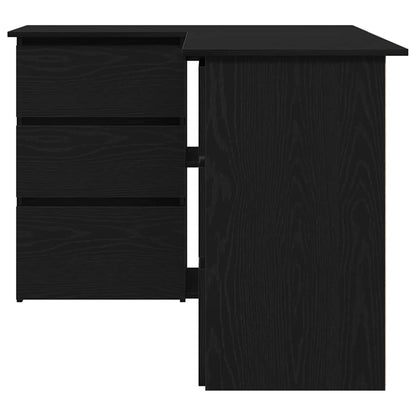 Eckschreibtisch Schwarze Eiche 145 x 100 x 76 cm Holzwerkstoff