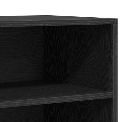 Sideboard Schwarze Eiche 57 x 35 x 70 cm Holzwerkstoff