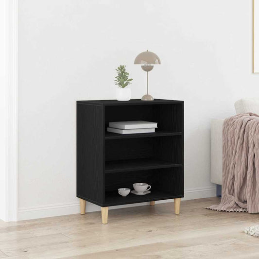 Sideboard Schwarze Eiche 57 x 35 x 70 cm Holzwerkstoff