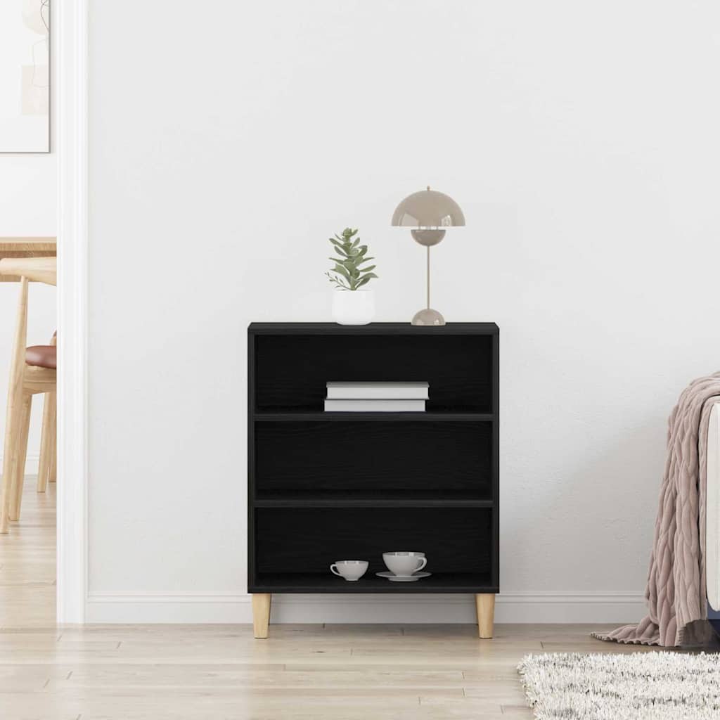 Sideboard Schwarze Eiche 57 x 35 x 70 cm Holzwerkstoff