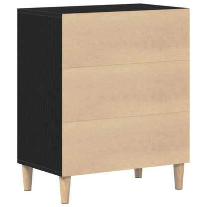 Sideboard Schwarze Eiche 57 x 35 x 70 cm Holzwerkstoff