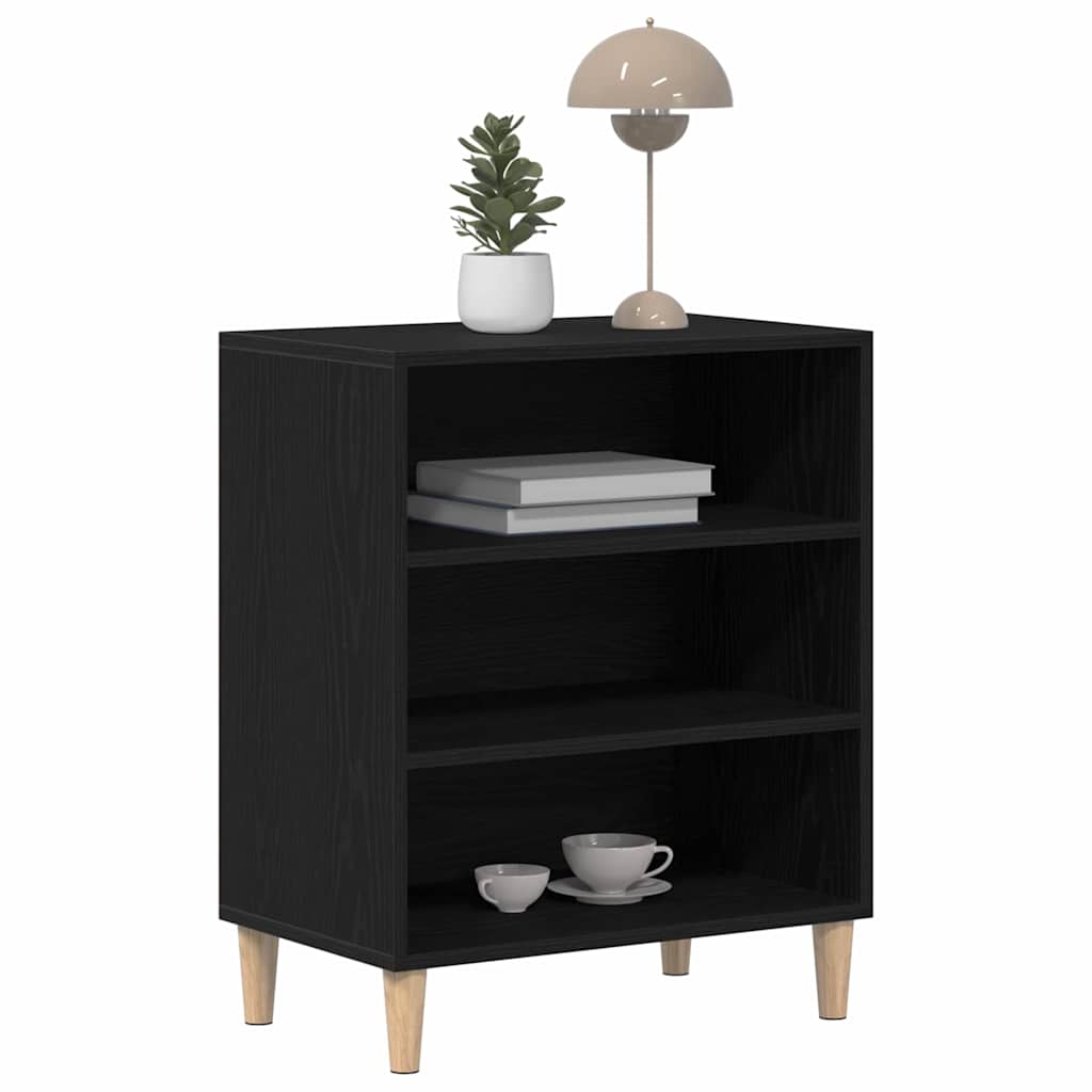 Sideboard Schwarze Eiche 57 x 35 x 70 cm Holzwerkstoff
