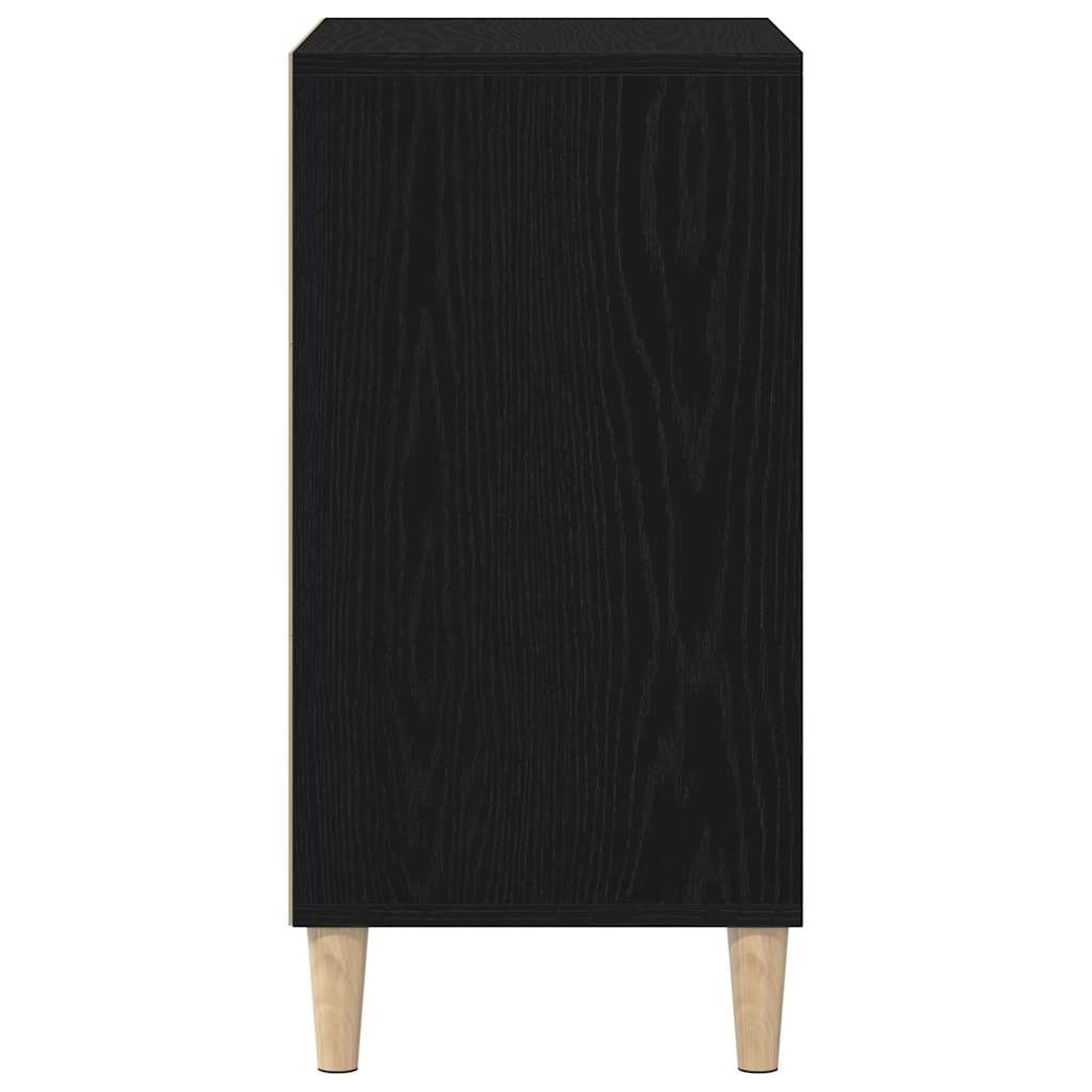 Sideboard Schwarze Eiche 57 x 35 x 70 cm Holzwerkstoff