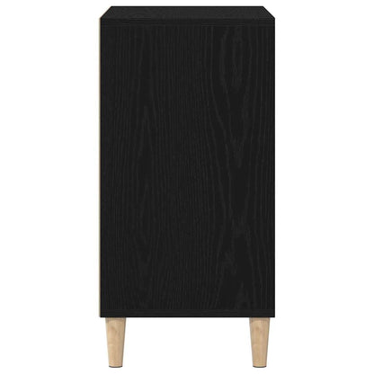 Sideboard Schwarze Eiche 57 x 35 x 70 cm Holzwerkstoff