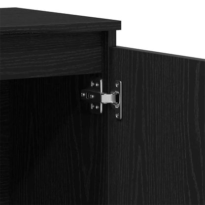 Sideboard mit Schubladen Schwarz 101 x 35 x 60 cm Holzwerkstoff