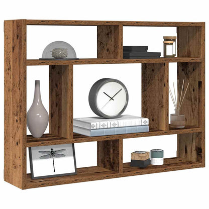 Wandregal Altholz-Optik 75x16x55 cm Holzwerkstoff