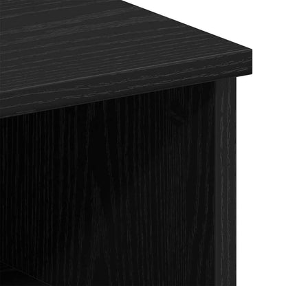 Nachttische 2er Set Schwarz Eiche 50x32x60cm Holzwerkstoff
