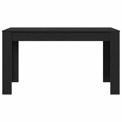 Esstisch Schwarz Eichen-Optik 140 x 74,5 x 76 cm Holzwerkstoff