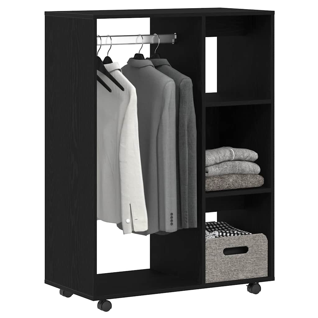 Kleiderschrank Schwarze Eiche 80 x 40 x 110 cm Holzwerkstoff