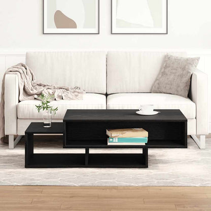 Couchtisch Schwarz Eichen-Optik 105x55x32 cm Holzwerkstoff