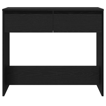 Konsolentisch Schwarz Eichen-Optik 89x41x76,5 cm Holzwerkstoff