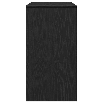 Konsolentisch Schwarz Eichen-Optik 89x41x76,5 cm Holzwerkstoff