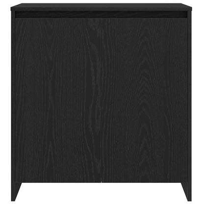 Sideboard Schwarz Eichen-Optik 70x41x75 cm Holzwerkstoff